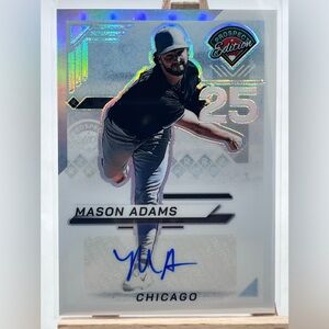 Mason Adams Prospect Sticker Auto